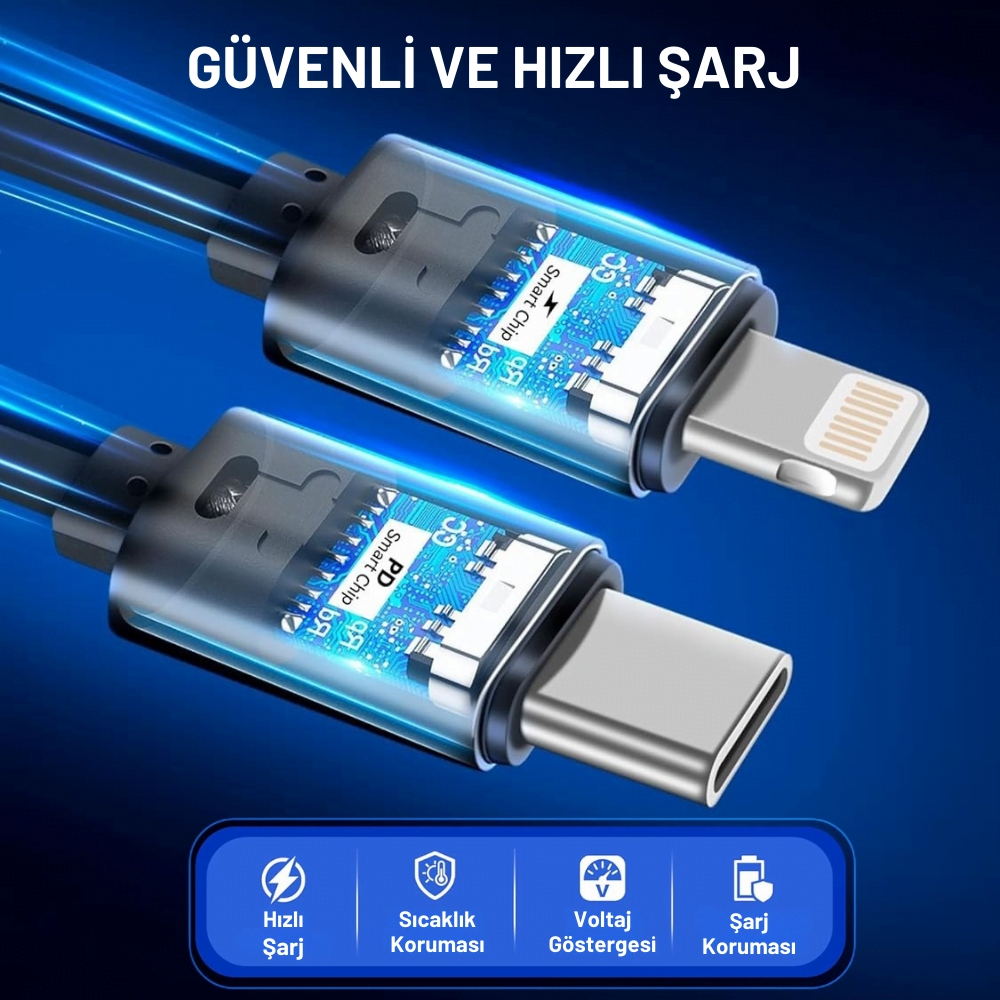 Embatech 66W Dahili Çekilebilir Kablolu Type-c + Lightning Hızlı Araç Çakmaklık Şarj Aleti (EMT-CARCHARGER001) – 3